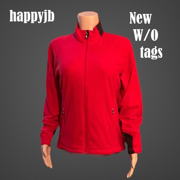 NWOT Vintage Lands' End Fleece Jacket Size M - Picture 2 of 8